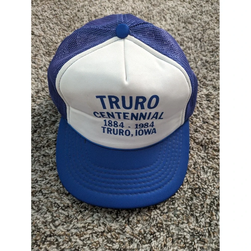 Truro Centennial Truro Iowa‎ 100yr anniversary hat snapback mesh back Young-An
